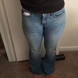 Hollister flare jeans
